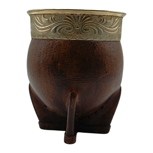 Mate Imperial labrado con apliques en bronce - ALPACA - 01 marrónuniforme
