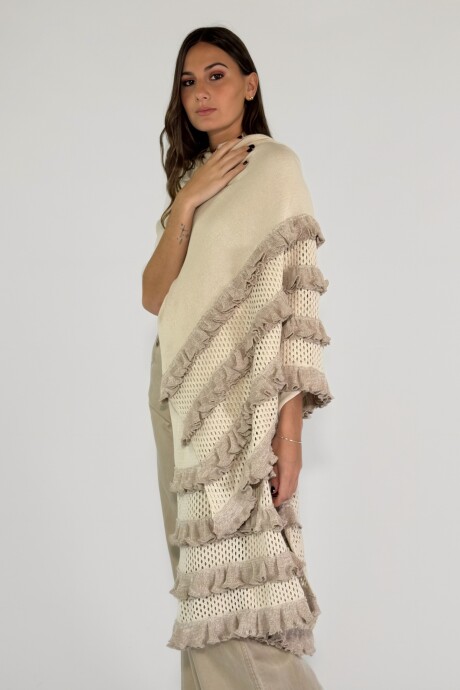 PASHMINA ALMENDRA Crudo