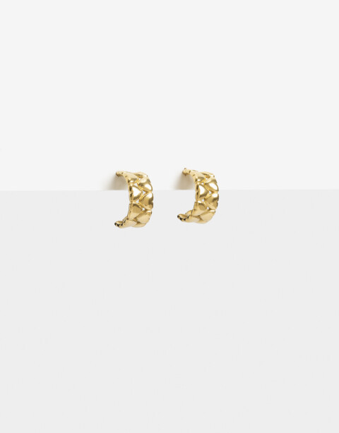 Aros Argollas Metal Argollas De Acero - Dorado