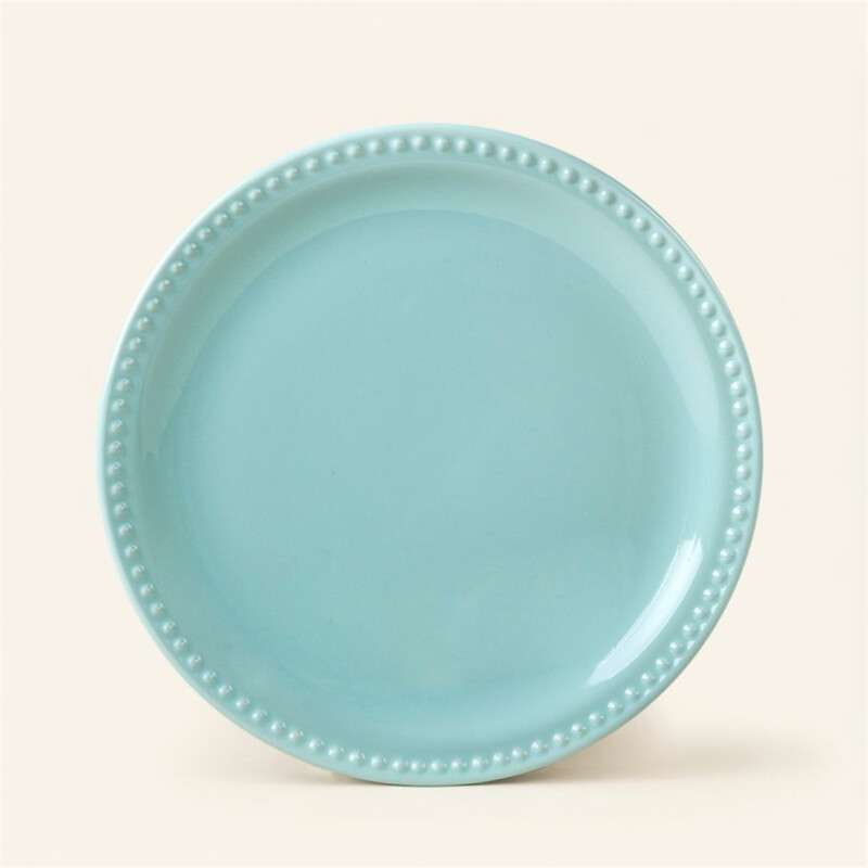 Plato Llano en Cerámica Santa Anita Verde Agua -6 Piezas Plato Llano en Cerámica Santa Anita Verde Agua -6 Piezas