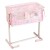 Cuna Muñeca De Cuevas Juguete Duerme Conmigo Altura Reguable Variante Color Rosa