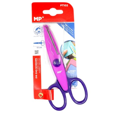 Tijera Zig-Zag MP Violeta