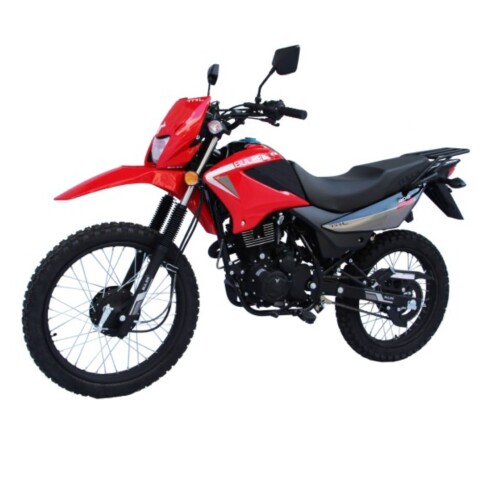 Motocicleta Buler Trail Trl 200 cc VX3 Rayos Rojo