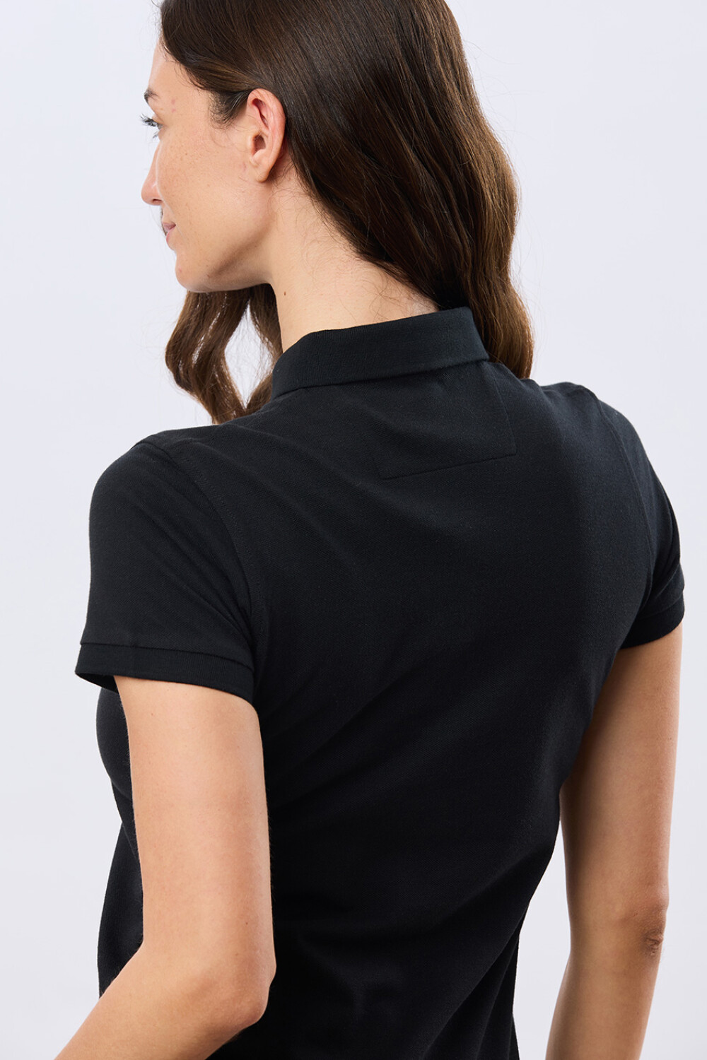 REMERA POLO PIQUÉ Negro