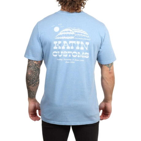 Remera Katin Drainer Celeste