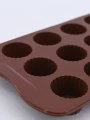 MOLDE PARA CHOCOLATES SILICONA MARRON