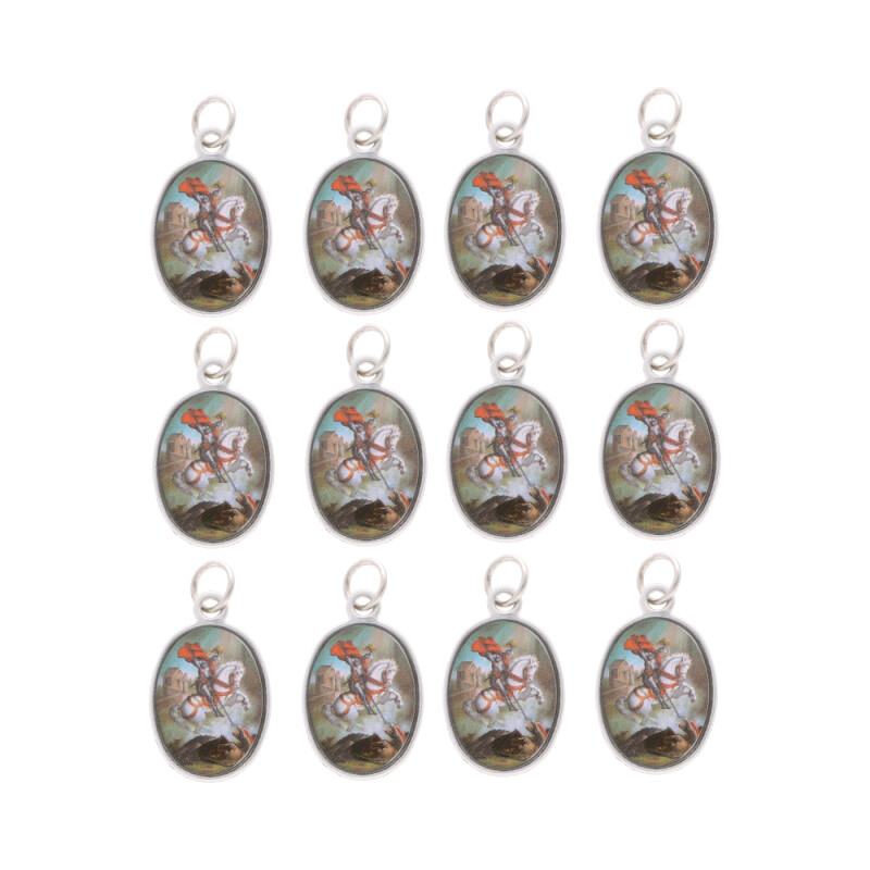 MEDALLAS DE SANTOS 2CM X20 UNIDADES Gp121/san Jorge