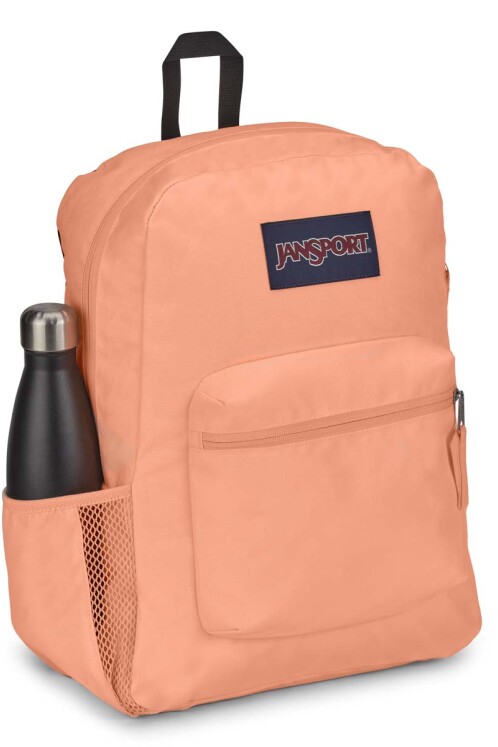 MOCHILA JANSPORT CROSS TOWN PEACH NEON