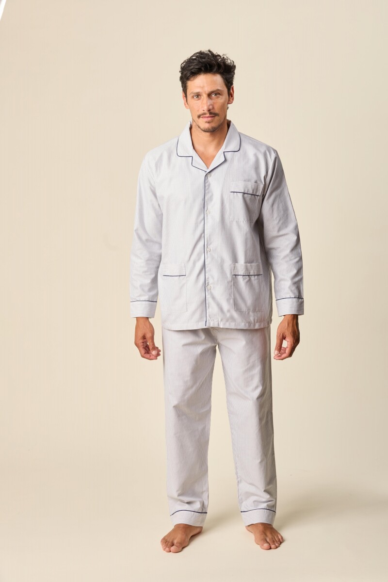 Pijama Algodón - Pijama Algodón Rayas 
