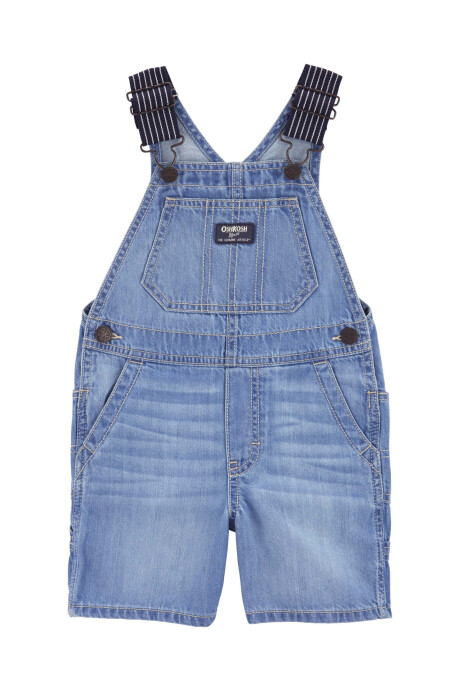 Enterito corto jean con tirantes hickory Enterito corto jean con tirantes hickory