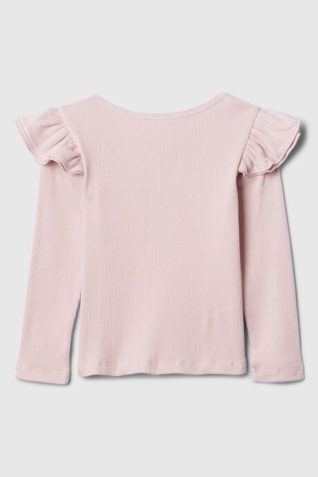 Remera Con Volados Logo Gap Toddler Niña Primitive