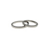 Par de alianzas de oro blanco 18k ALW4300 Par de alianzas de oro blanco 18k ALW4300