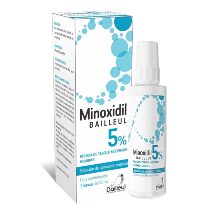 MINOXIDIL 5% LOCION FR. X 60 ML. única