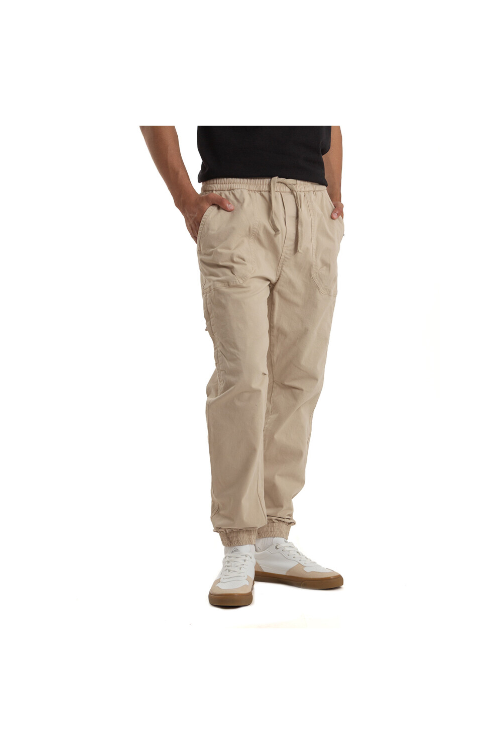 Quiksilver Pantalón Cargo con Puños Hombre - Beige Beige