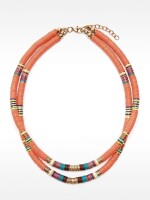Collar Doble Segmentado multicolor