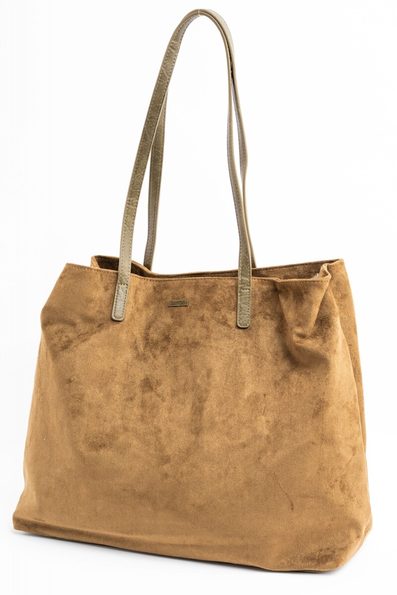 Travel Bag Gamuza Vegana Oliva