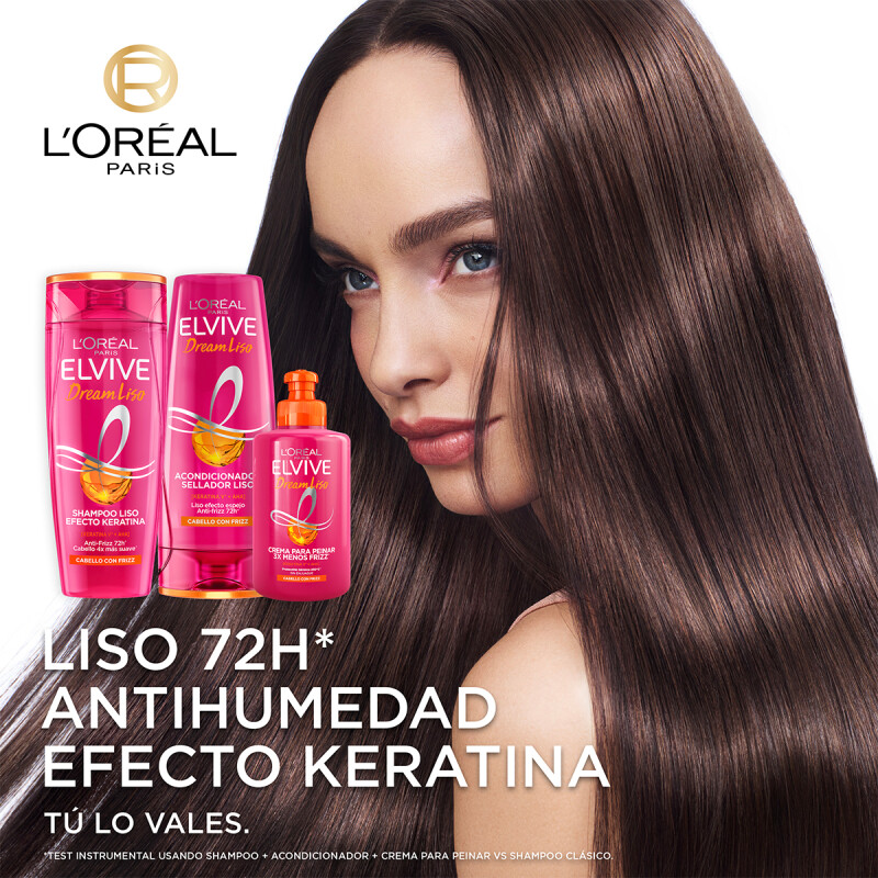 Shampoo L'oreal París Elvive Dream Liso 680 Ml. Shampoo L'oreal París Elvive Dream Liso 680 Ml.