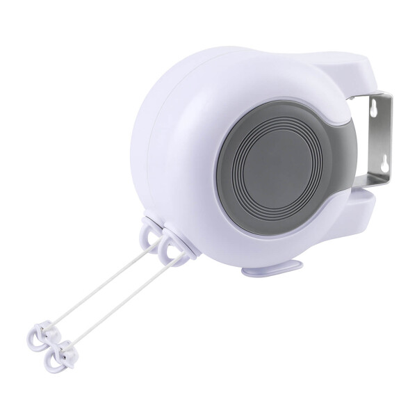 Tendedero Ropa Doble Linea soga 13 Metros Tender Pared Retractil Grande IMBACK Color Blanco Tendedero Ropa Doble Linea soga 13 Metros Tender Pared Retractil Grande IMBACK Color Blanco
