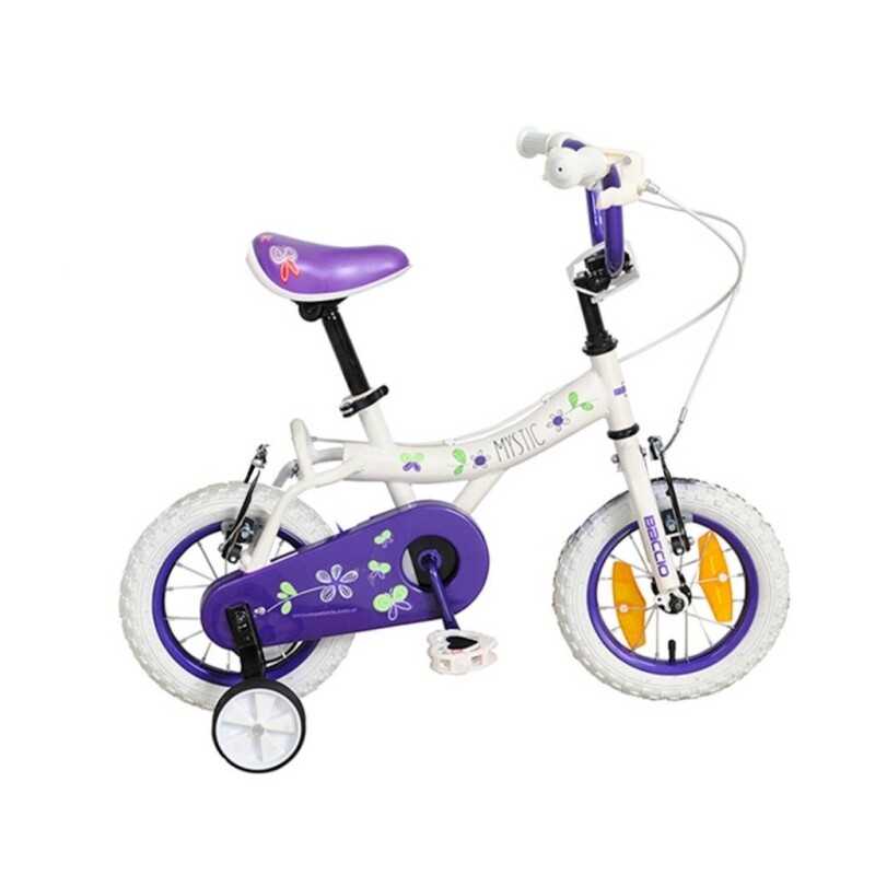 Bicicleta Baccio R.12 Niña Mystic Blanco/violeta