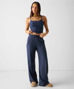 Top Reversible Whisper Crossover Mujer Deep Navy Heather