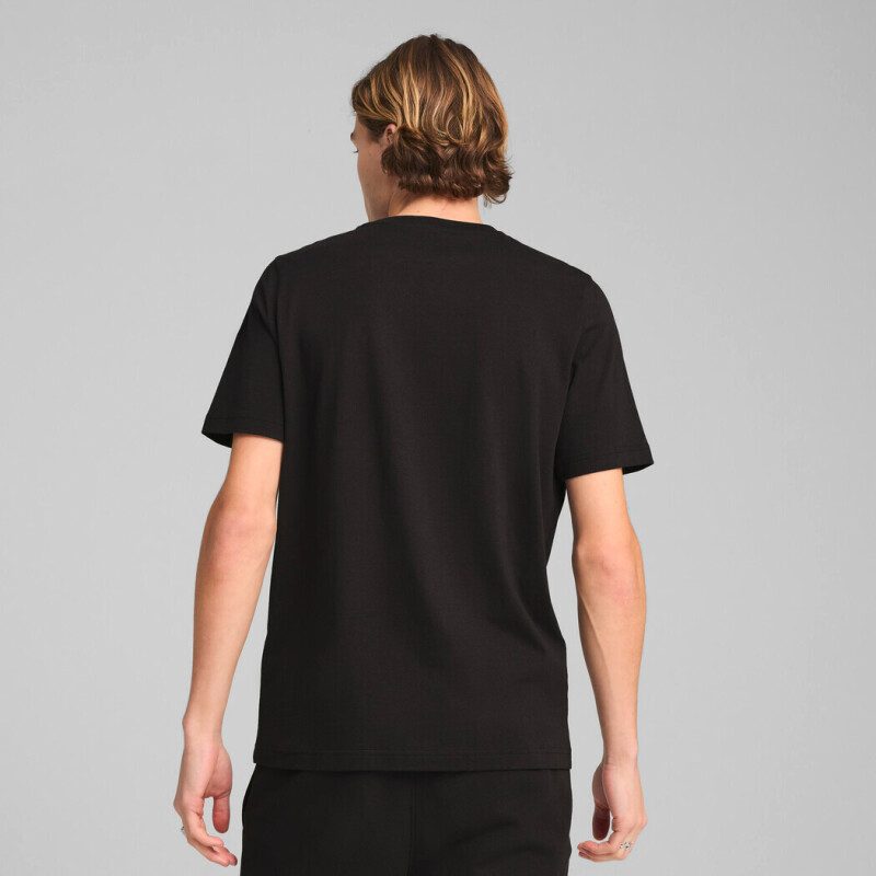 Remera Essentials Elevated Tee de Hombre Negro