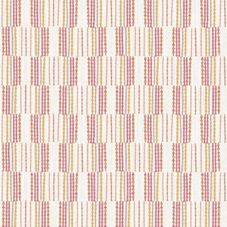 COLECCIÓN BLUEBELL - BURGEN ORANGE GEOMETRIC LINEN - N/A