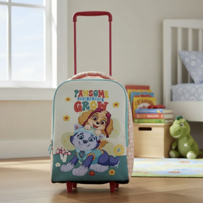 Mochila Nickelodeon Con Carro 37x29 Cm Paw Patrol Para Niños Uso Escolar Mochila Nickelodeon Con Carro 37x29 Cm Paw Patrol Para Niños Uso Escolar
