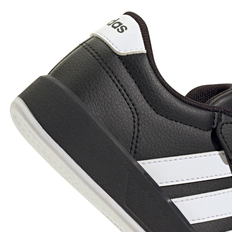 Championes de Niños Adidas Breaknet 3.0 Jrs con Velcro Negro - Blanco