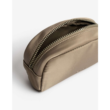 Porta Cosméticos De Nylon Verde Oliva