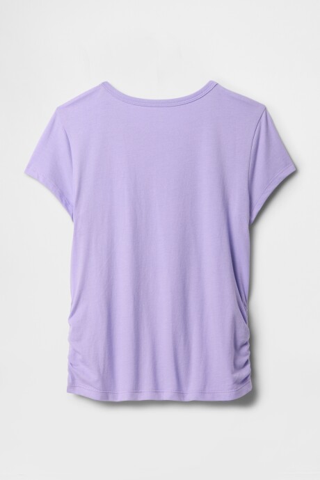 Remera Logo Gap Niña Warm Violet 568