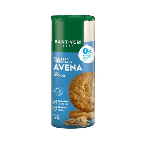 GALLETA SANTIVERI 0% AZUCAR - Avena Unica