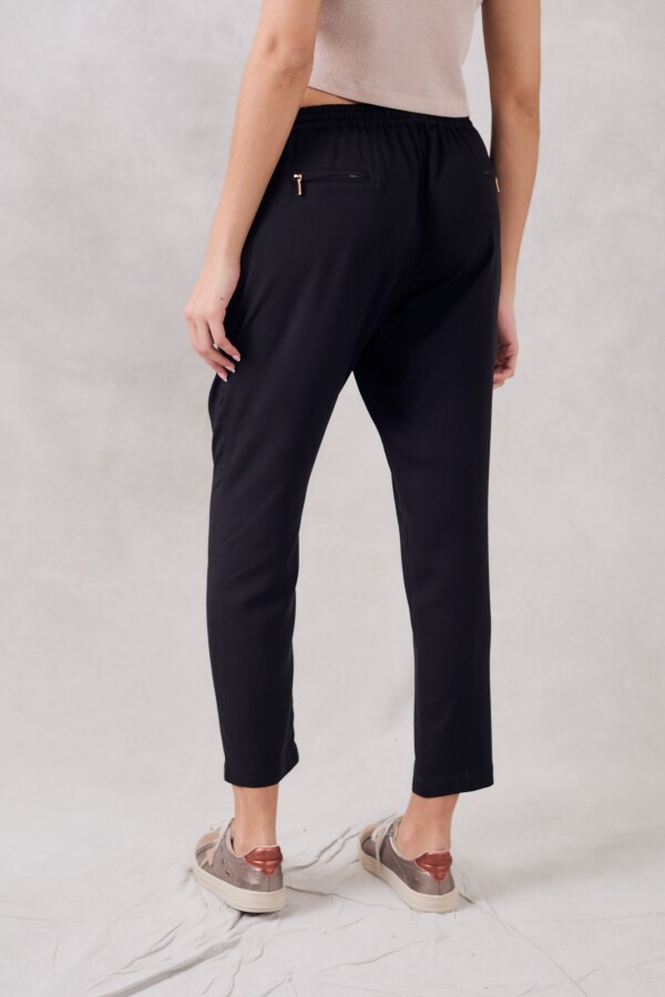 Pantalon Viscosa -s- Negro