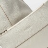 Shopper The Braided en cuero graneado Blanco