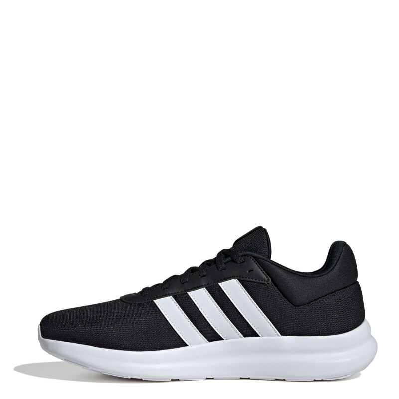 Championes de Hombre Adidas Lite Racer 4.0 Negro - Blanco
