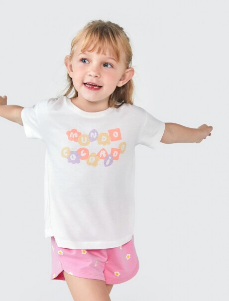 CONJUNTO INFANTIL ESTAMPADO BEIGE