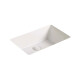 Bacha Embutida Blanca Con Desborde 52.5X34X18.
