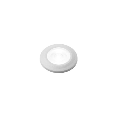 Luminaria de embutir para techo blanca 6W cálida Ø90mm IP55 FL0974