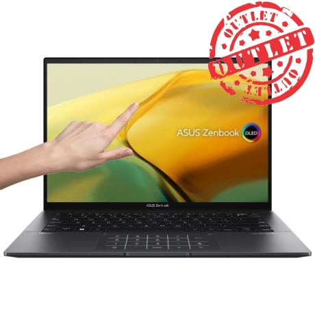 Notebook Asus Zenbook Ryzen 5 4.3GHZ, 8GB, 256GB Ssd, 14" 2.8K Oled Touch (con Detalles) 001