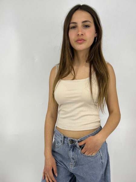 MUSCULOSA SLOWLY 2054 BEIGE