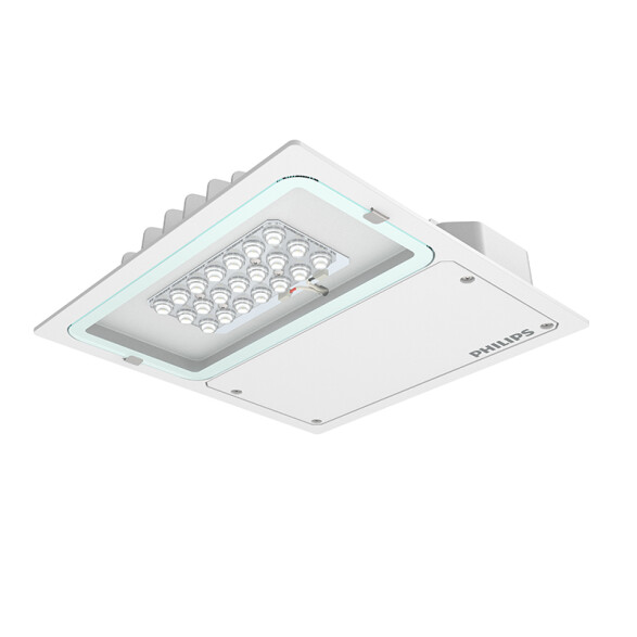 Luminaria LED embutir p/estación 80W 57K CUBE 300 PH9085