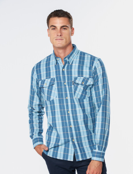 CAMISA DE VIYELA A CUADROS Verde