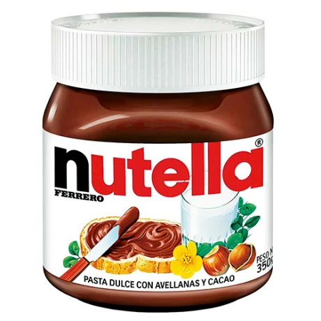 Crema de Avellanas y Cacao Nutella 350 gr 001