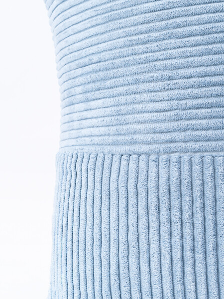 FUNDA ALMOHADON PANA AZUL