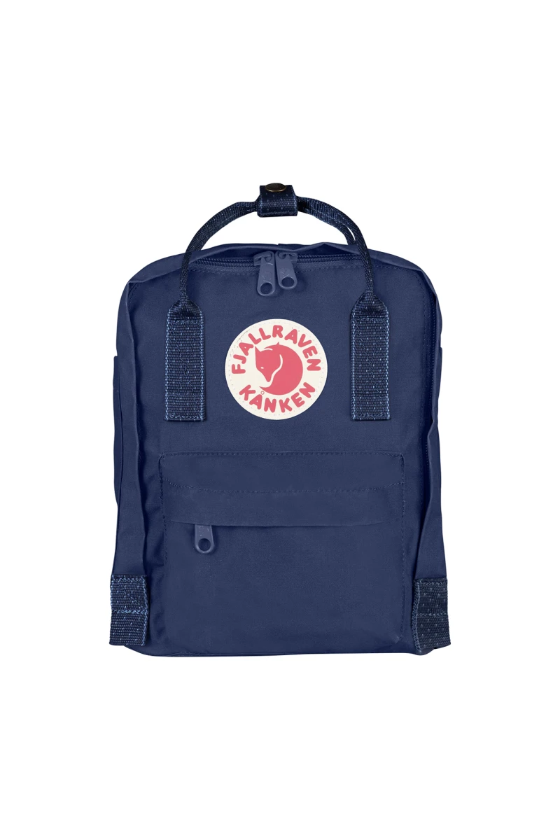 Kanken Mini Royal Blue-Pinstripe Pattern