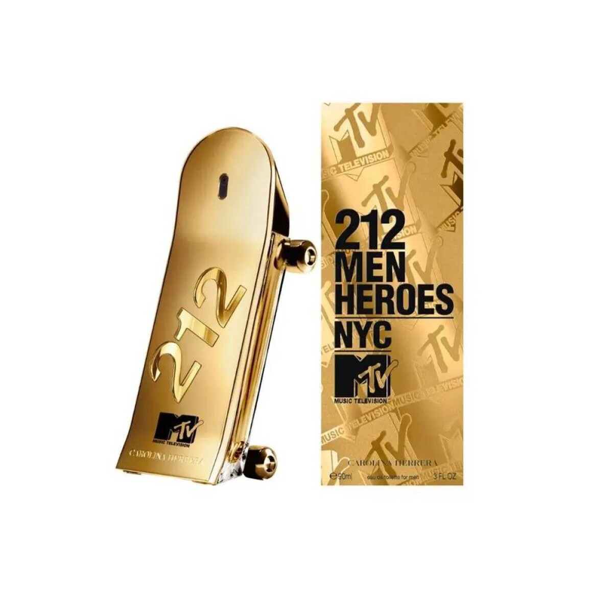 Perfume Carolina Herrera 212 Heroes Mtv Men Edt 90ml 