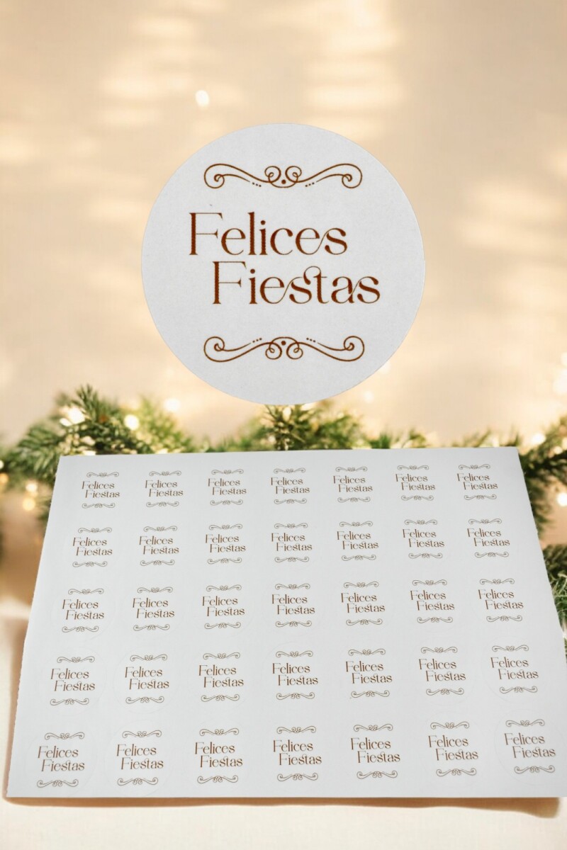 Stickers navidad placha - DISEÑO 1 