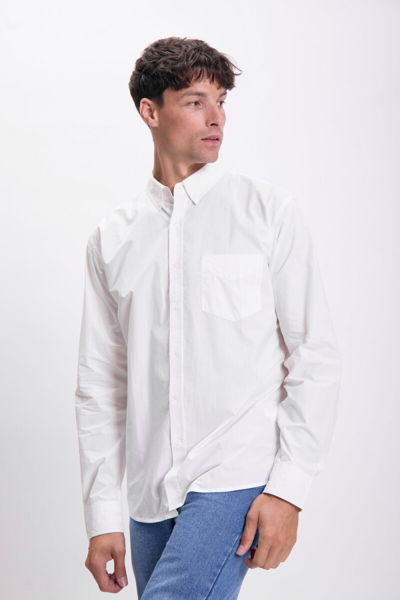 Camisa manga larga Blanco