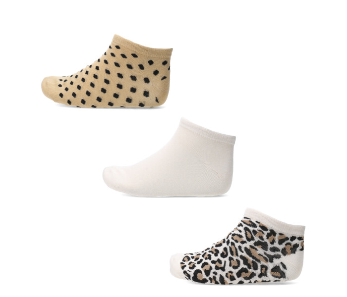 Medias de Mujer Miss Carol trainer pack x3 beige Beige