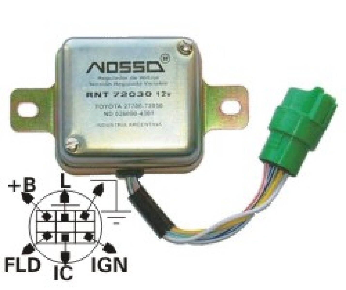 REGULADOR VOLTAJE TOYOTA HILUX N.DENSO NOSSO 