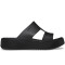 Sandalias Crocs Platform H-Strap Negro
